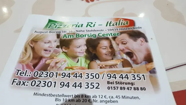 BookNoFees : Restaurant – Pizzeria Ri Italia – Holzwickede – Pizzeria Ri Italia, photo n° 2