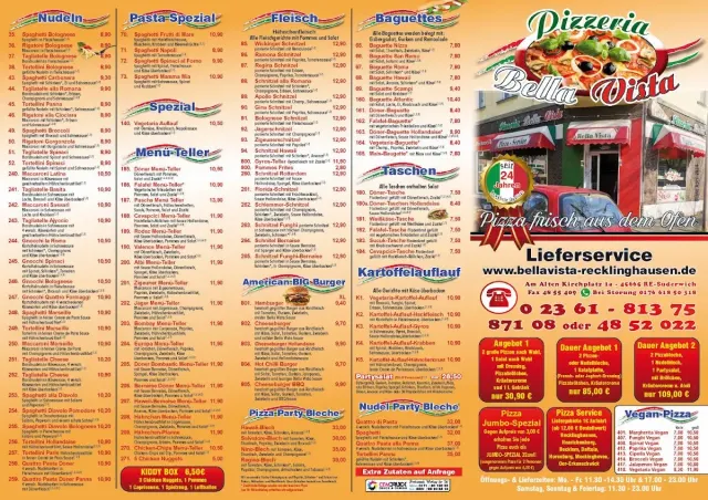 BookNoFees : Restaurant – Bella Vista Pizzeria – Recklinghausen – Pizzeria Bella Vista, photo n° 2