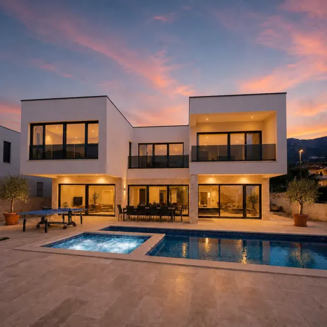 BookNoFees: Villa Just be Light · 5 chambres · Piscine · Jacuzzi · 303 m² – Kaštel Stari