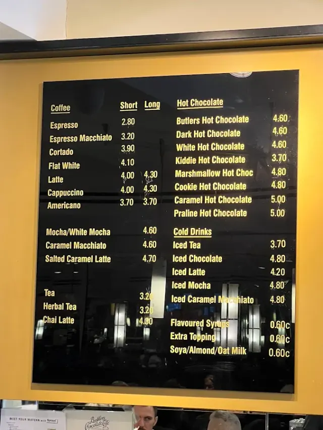BookNoFees : Café – Butlers Chocolate Café – Dublin – Butlers Chocolate Café, photo n° 2
