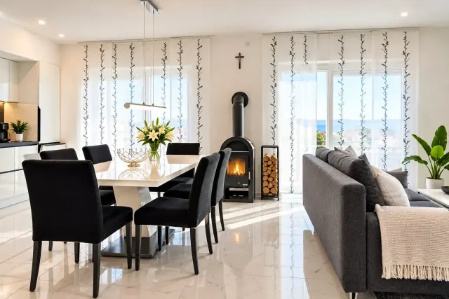 BookNoFees: Appartement 2 « Auszeit-Vodice » avec balcon et vue sur la mer – Vodice
