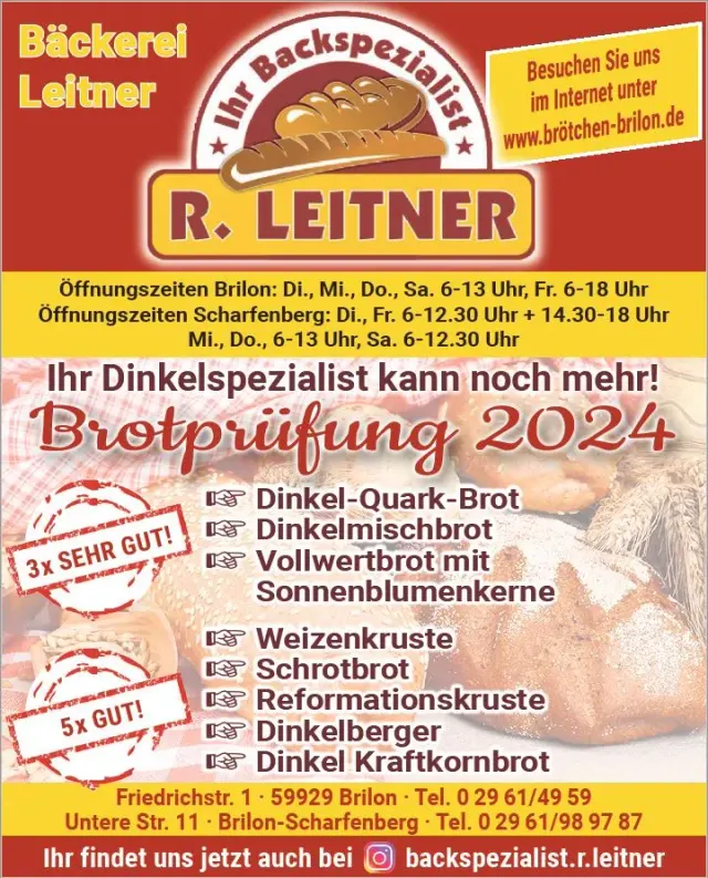 BookNoFees : Boulangerie – Bäckerei Konditorei R. Leitner – Brilon – Boulangerie-pâtisserie R. Leitner, photo n° 2