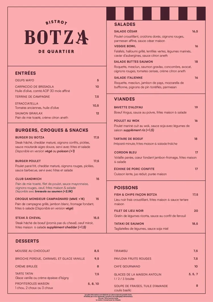 BookNoFees : Restaurant – Botza – Paris – Voix, photo n° 1