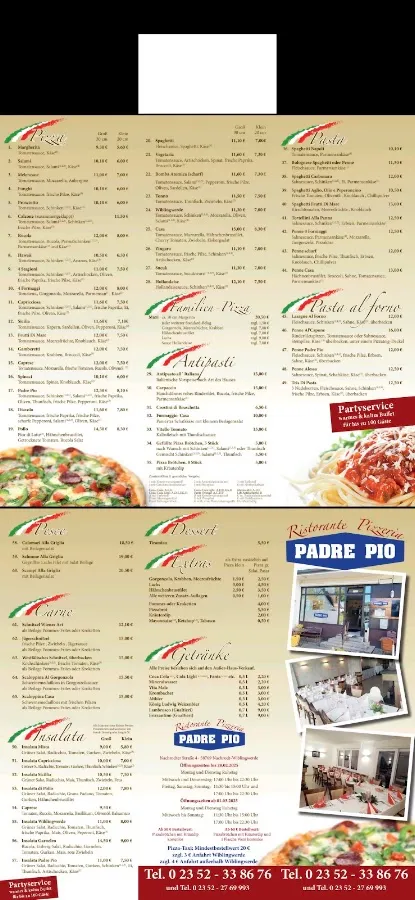 BookNoFees : Restaurant – Pizzeria-Padre Pio – Nachrodt-Wiblingwerde – Pizzeria Padre Pio, photo n° 2
