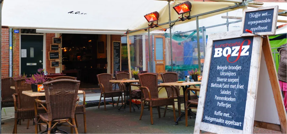 BookNoFees : Café – Lunchcafé Bozz – Amsterdam – Café-restaurant Bozz, photo n° 1