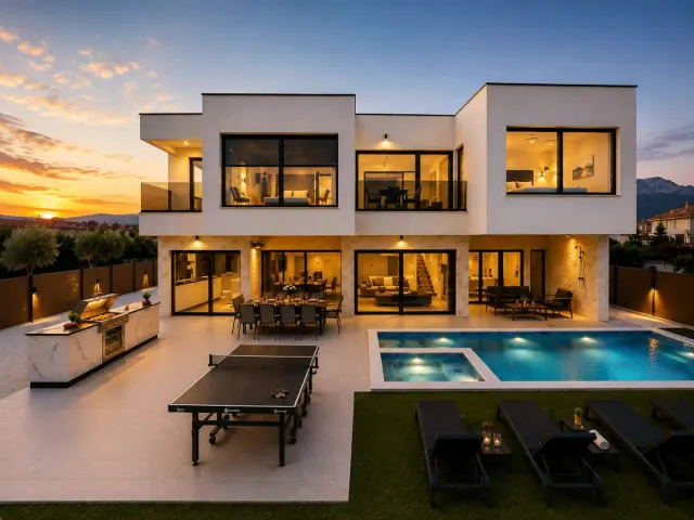 BookNoFees: Villa « Just be Alive » · 5 chambres · Salle de sport · Piscine · Jacuzzi – Kaštel Stari