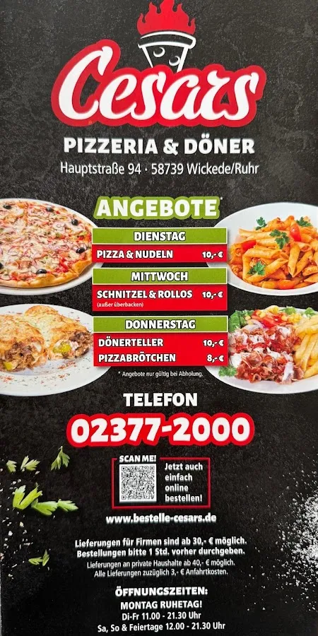 BookNoFees : Restaurant – Césars Grill & Snackbar – Wickede – Césars Grill & Snack-bar, photo n° 2